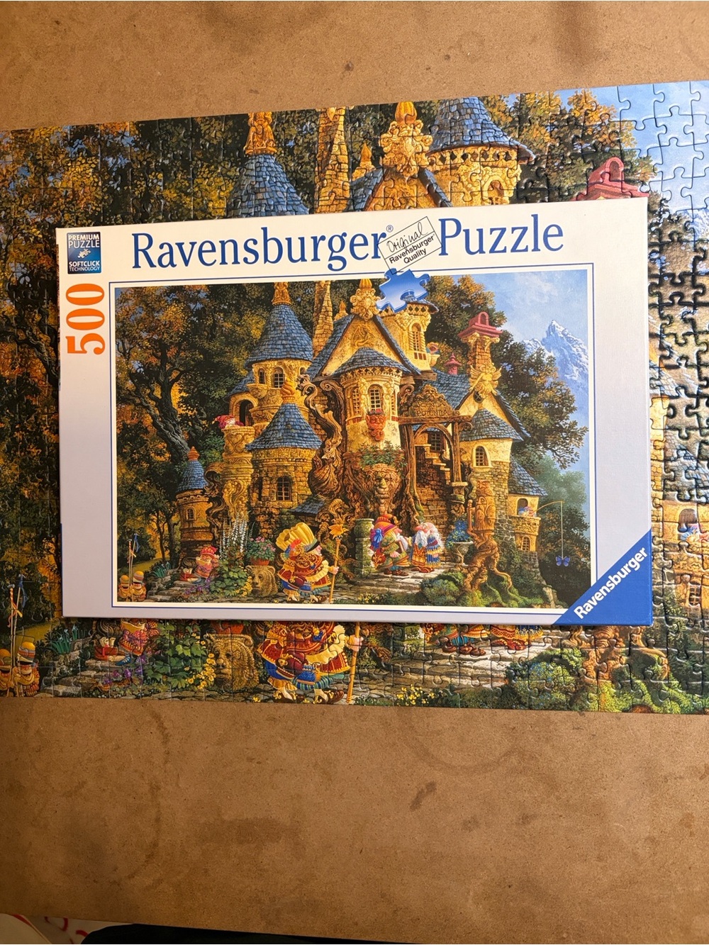 🧩 500 piece Ravensburger “College of Magical Knowledge”. Fantasy. Complete.